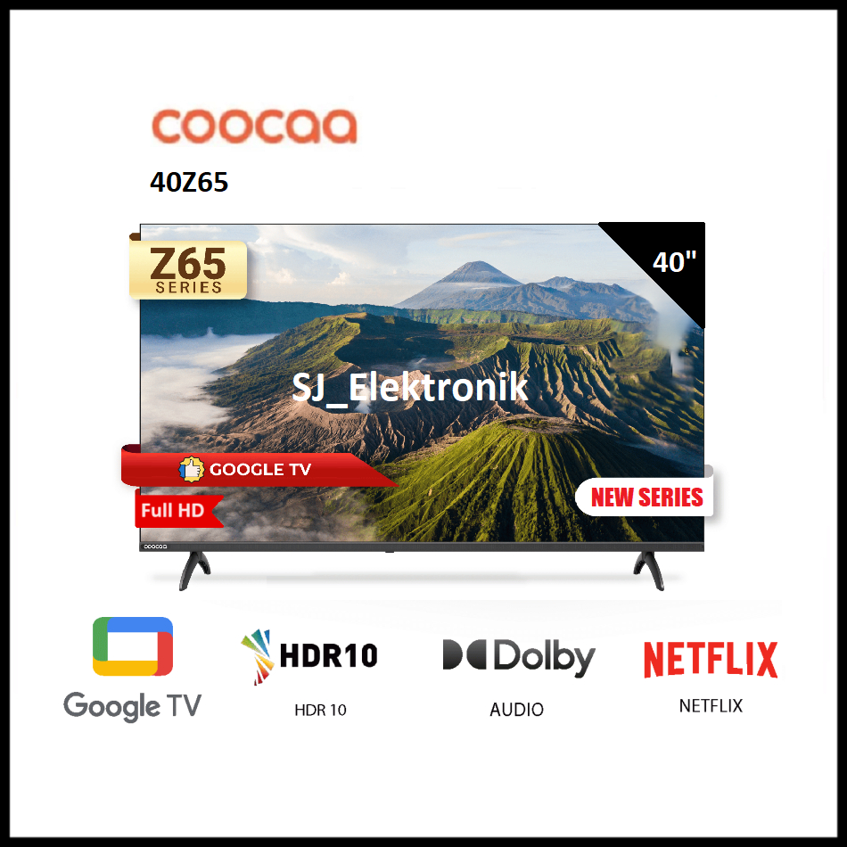 CooCaa 40Z65 Full HD Google TV Digital TV | LED TV 40 Inch Z65