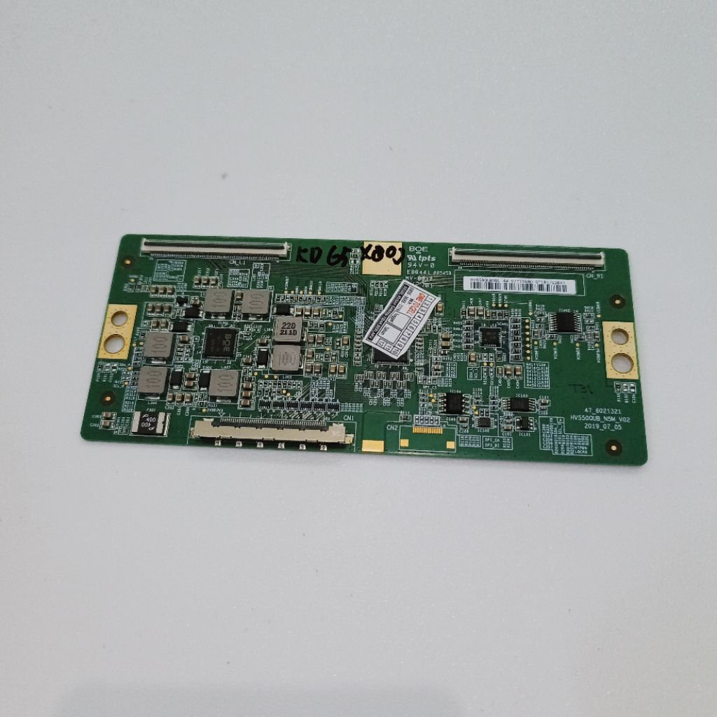 T CON TV SONY LD 65X80J - TCON BOARD TV SONY KD 65X80J - TIMING CONTROL TV SONY LD 65X80J