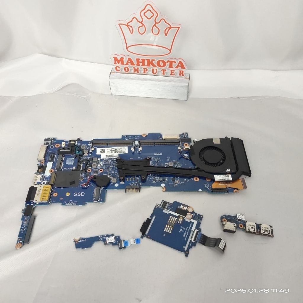 Mainboard Motherboard LAPTOP HP ELITEBOOK 840 G1 Plus Processor i5-4200U Original Second