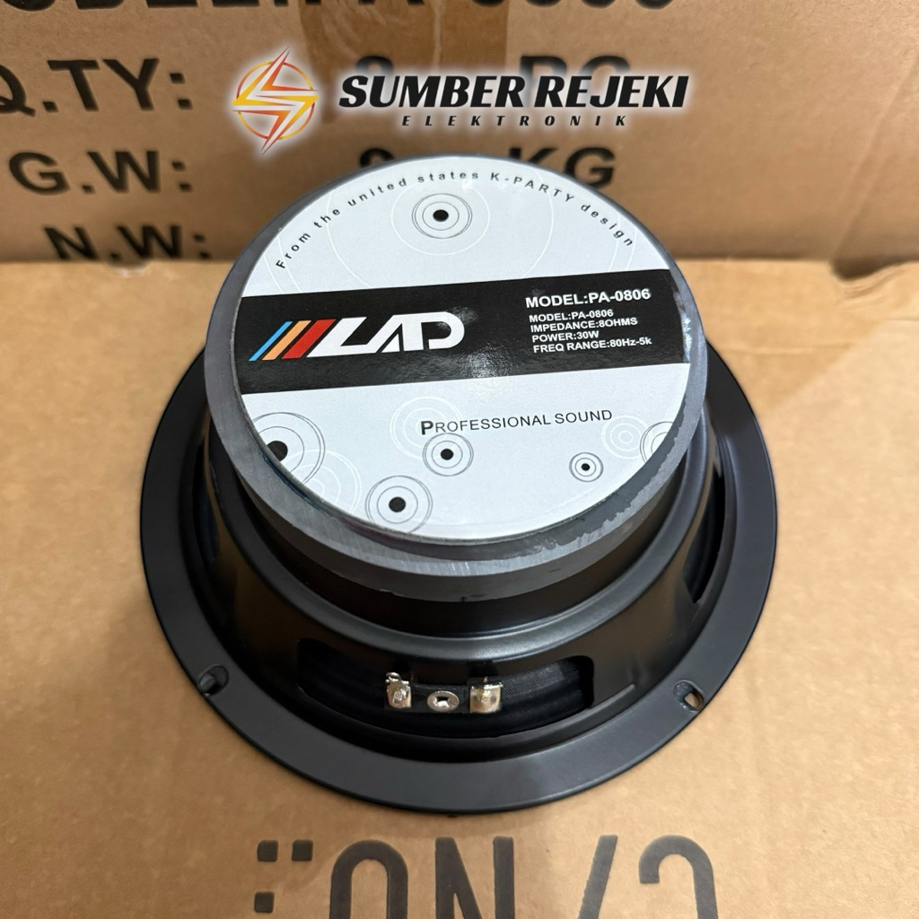 Speaker LAD 6inch Middle PA 0806