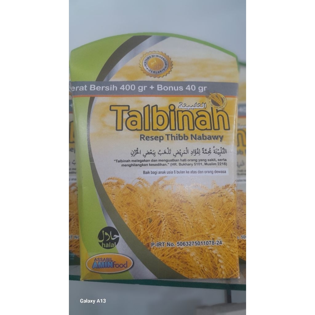 Talbina Herbal Sunnah | Olahan Gandum & Kurma | Makanan Sehat Alami