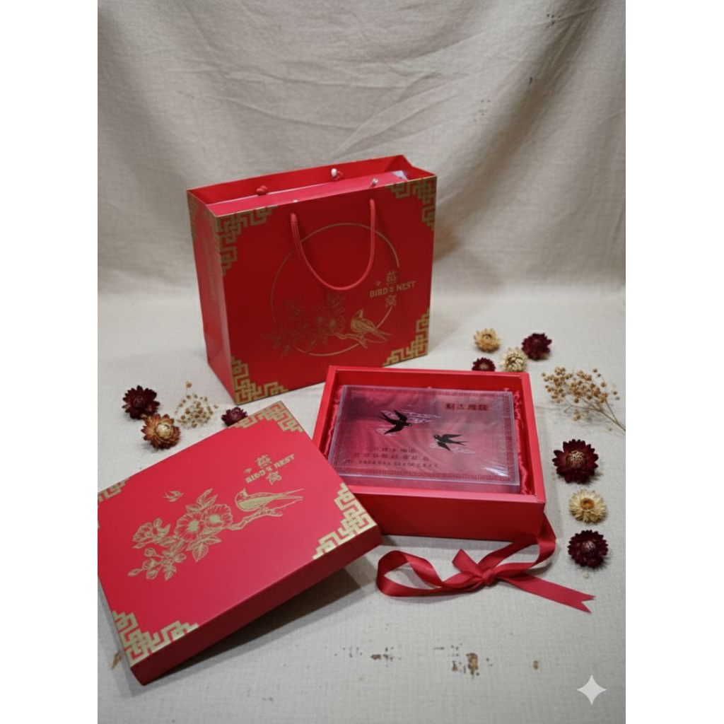 kotak hampers sarang burung walet 250gr