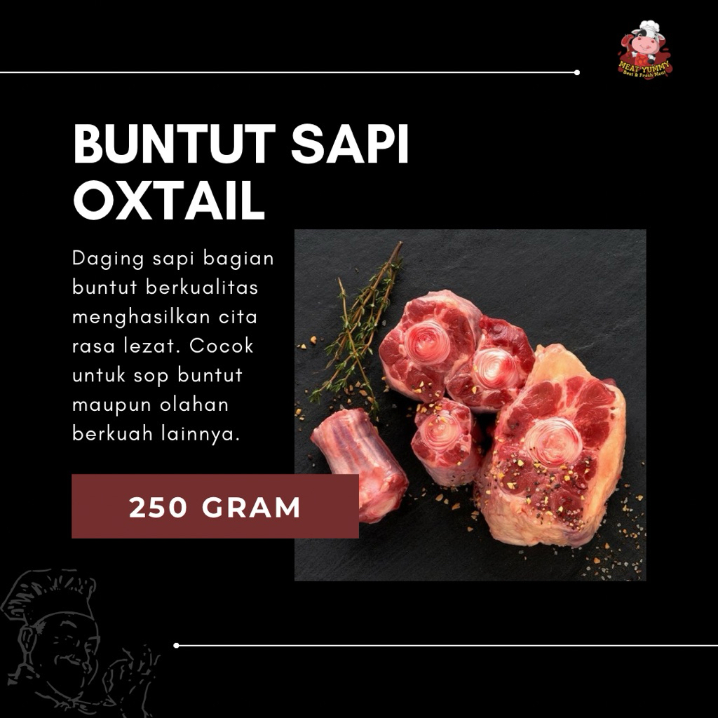 Buntut Sapi / Beef Oxtail 250gram