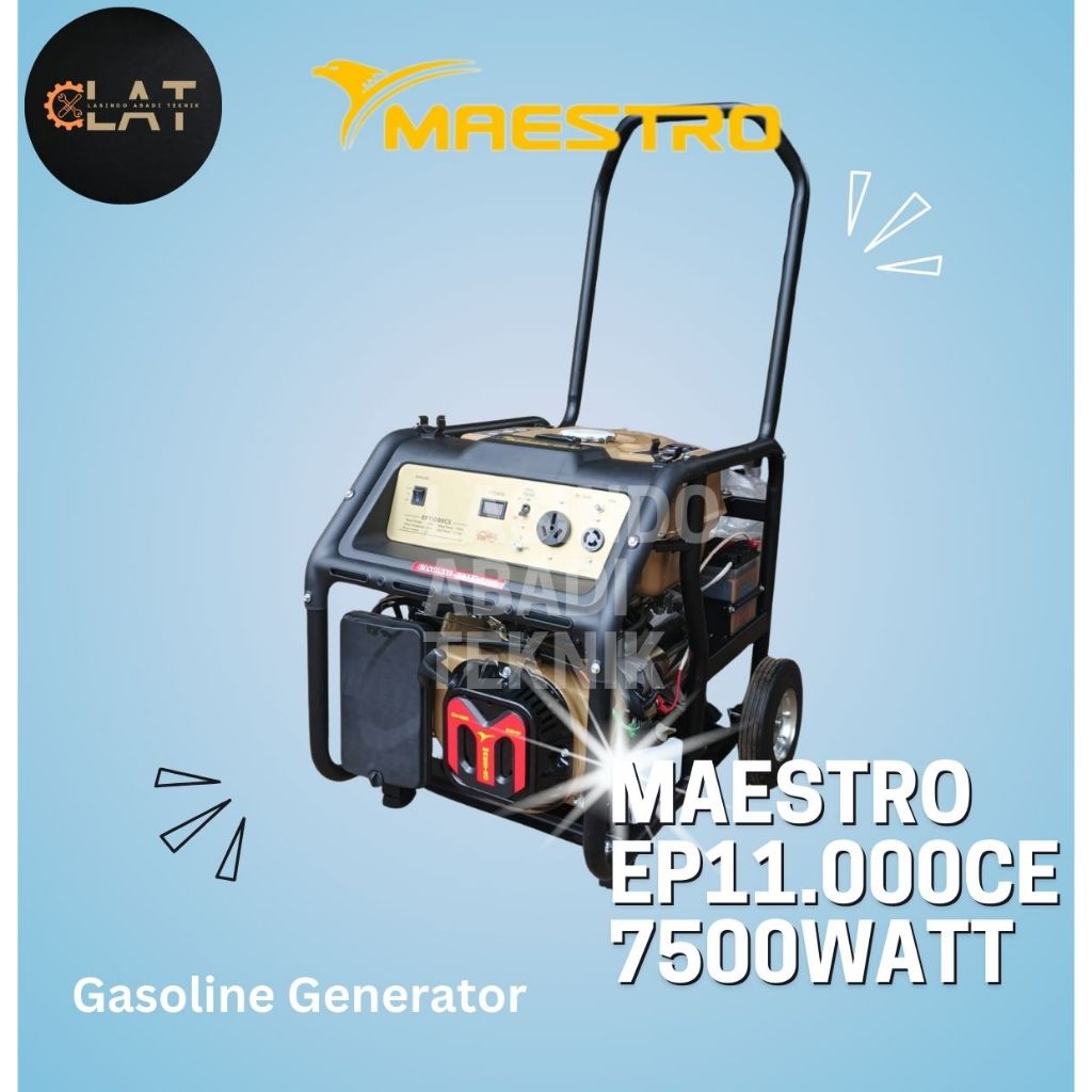 Generator Maestro EP11000CE 7500WATT 8000WATT Genset Bensin EP 11000 CE 7500 8000 WATT WAT Full Temb