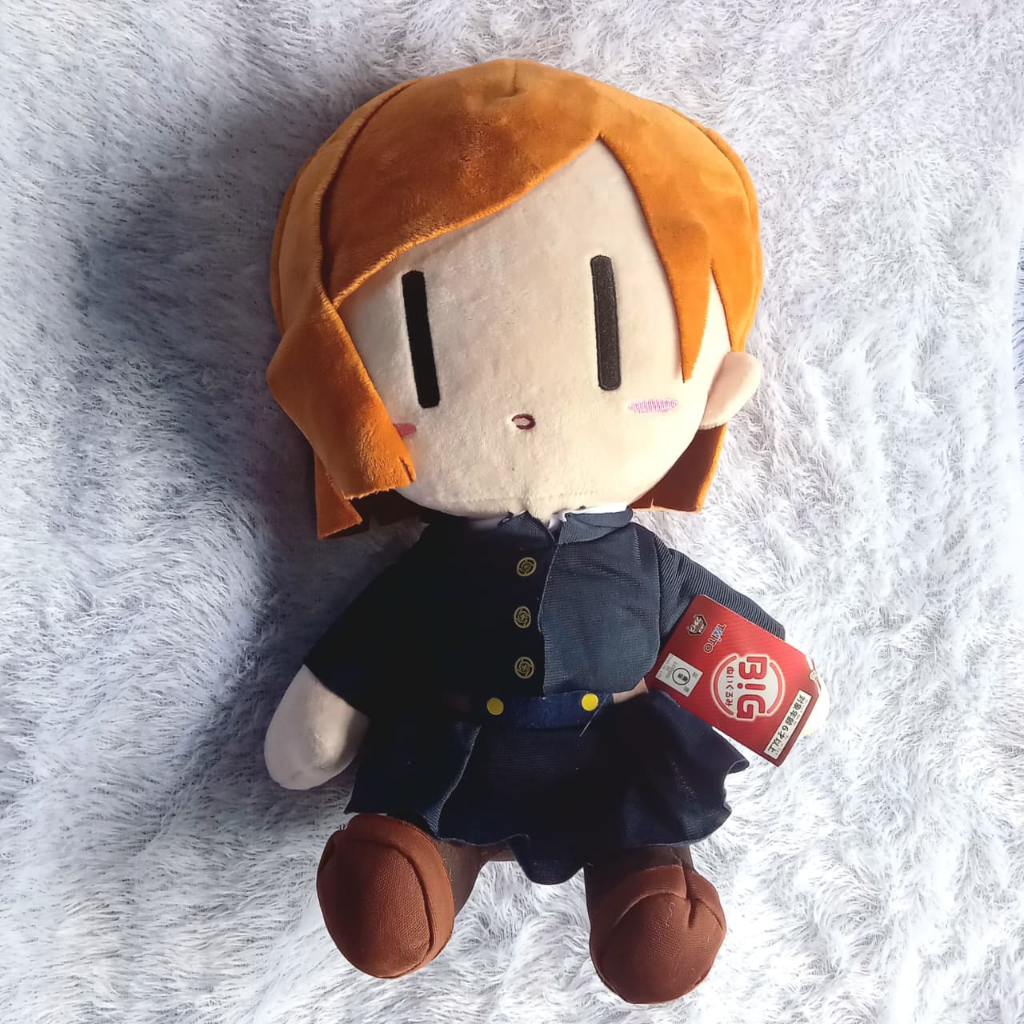 Jujutsu Kaisen Nobara Kugisaki Big Taito Yurugao Boneka Plush Doll OFFICIAL MERCHANDISE
