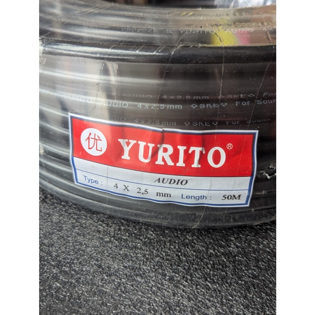 KABEL SPEAKER YURITO 4X2.5 1 roll 50M