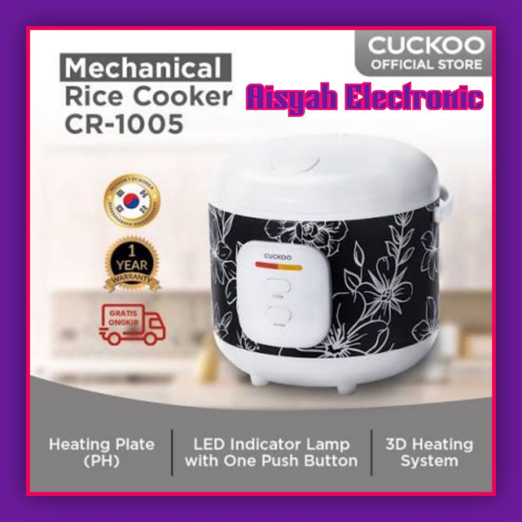 RICE COOKER CUCKOO 1,8 LITER CR-1005 GARANSI 1 TAHUN