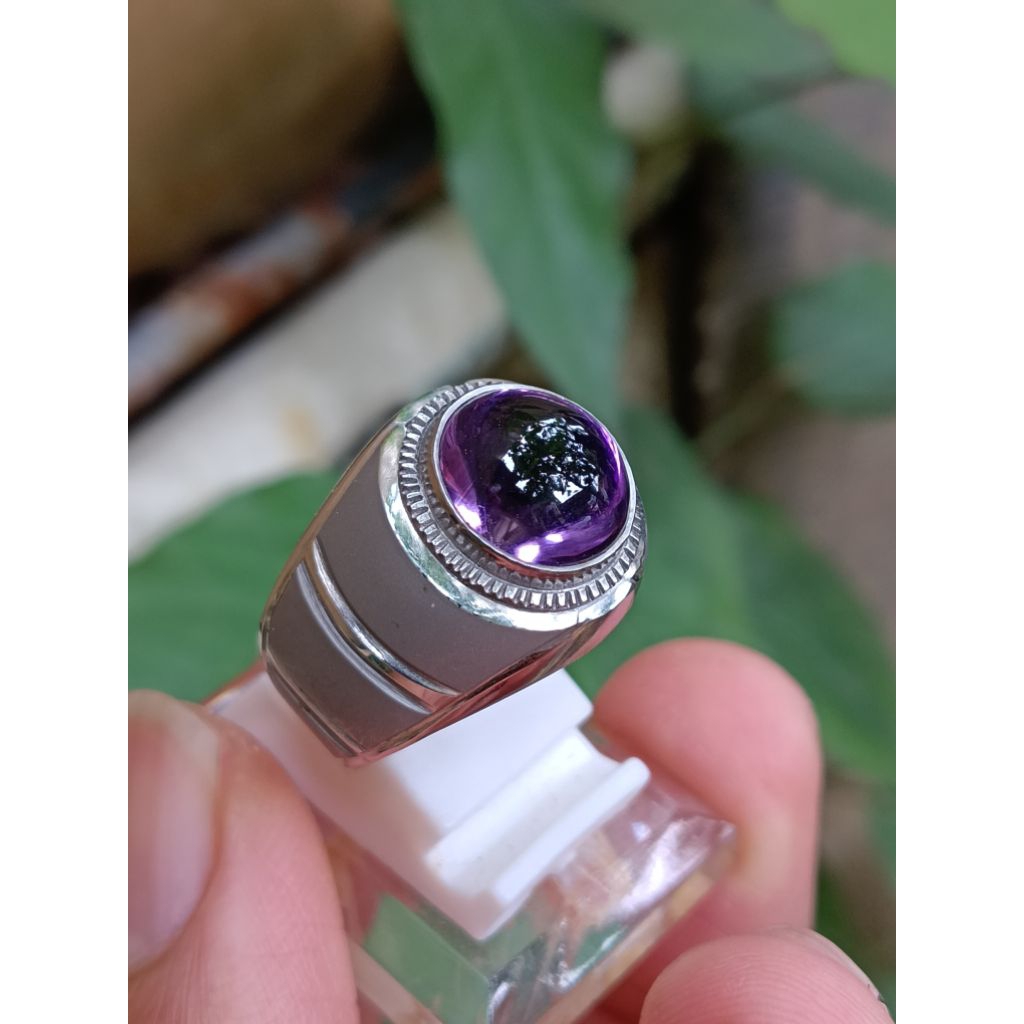 Batu Cincin Amethyst Bungur Tanjung Bintang Lampung