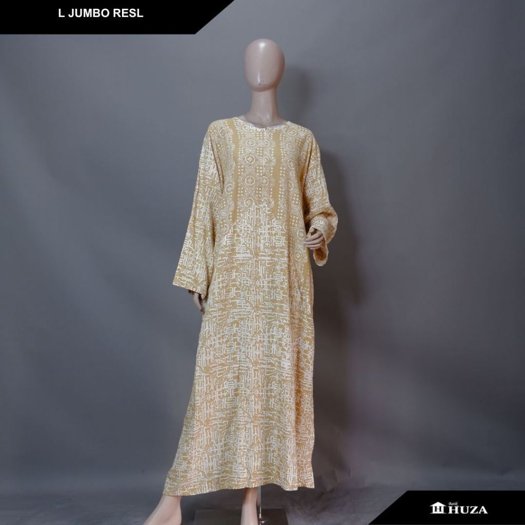 Batik Huza Daster Batik Longdress Jumbo Resl LD 130cm