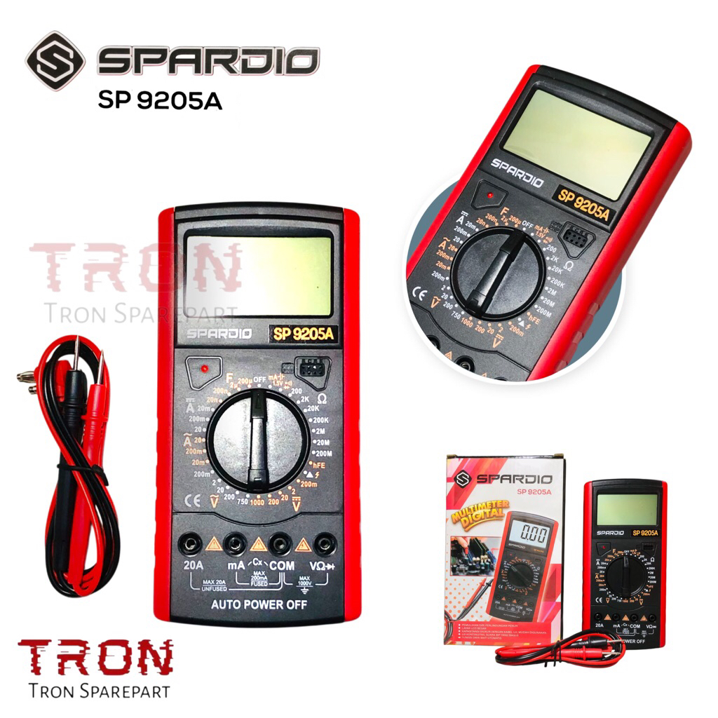 Multimeter Digital Spardio SP - 9205A