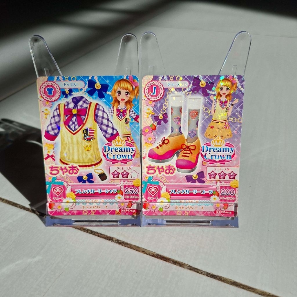 Aikatsu 2 card set Mikuru Natsuki Akari Yozora Kii Saegusa Seira Otoshiro Uniform Dream Academy