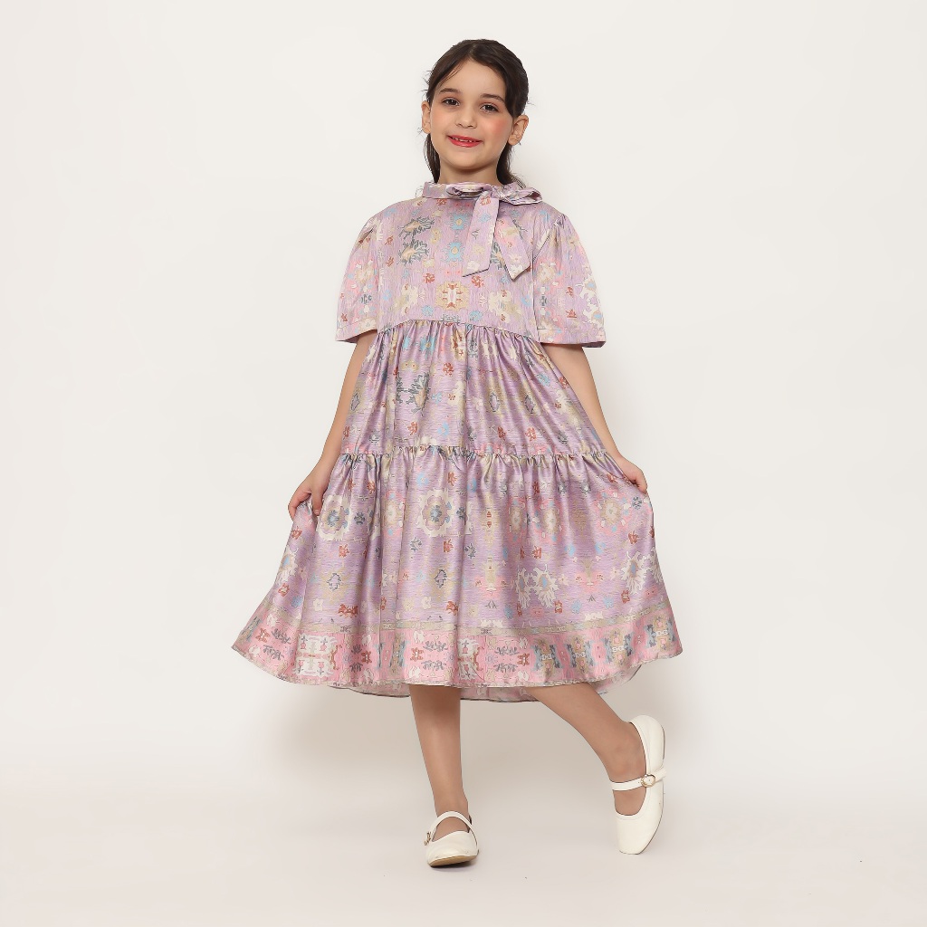Pelangi Asmara Taro Dress for Kids