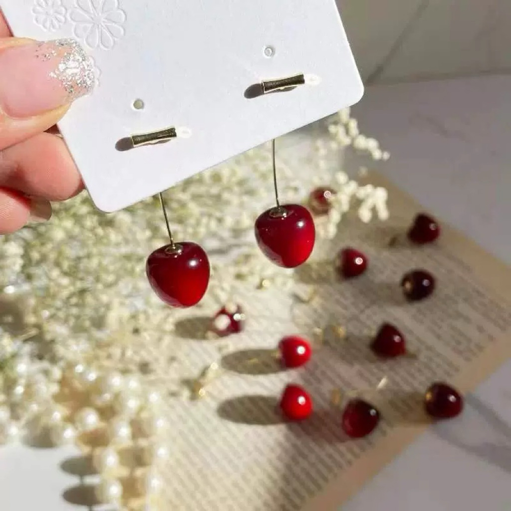 JWELRY JW036 - anting cherry | anting wanita | aksesoris anting | aksesoris wanita | anting korea