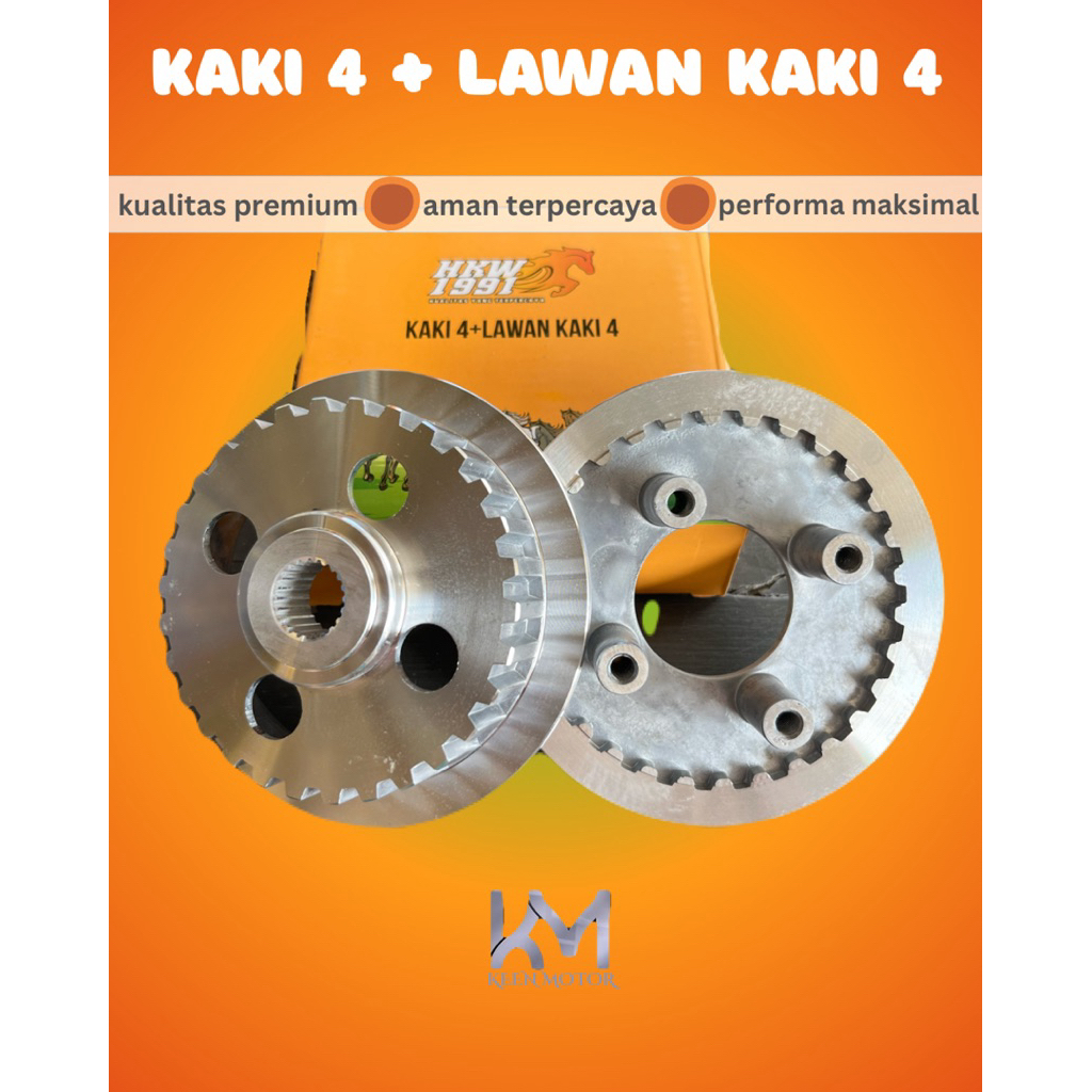 RUMAH KOPLING CENTER KOPLING KAKI 4 + LAWAN SONIC 150/ RS 150 HKW1991