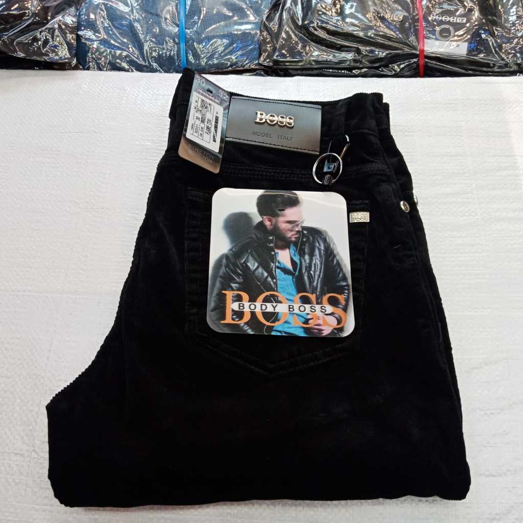 Celana Panjang Pria KODORAY BODY BOSS Melar Ngaret Light Khaki - Regular STANDAR CORDUROY #Celanapri