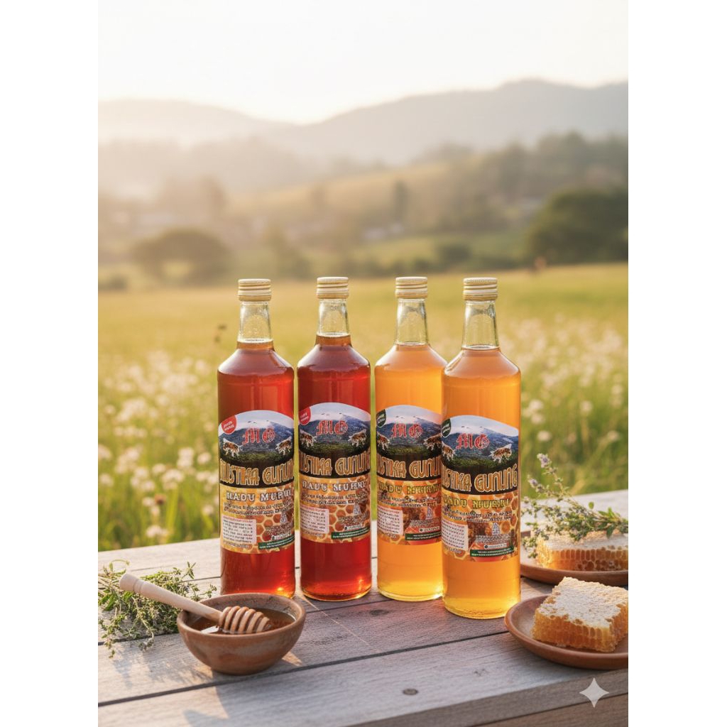 Madu asli mustika gunung garut (Madu odeng) (Madu Kaliandra)