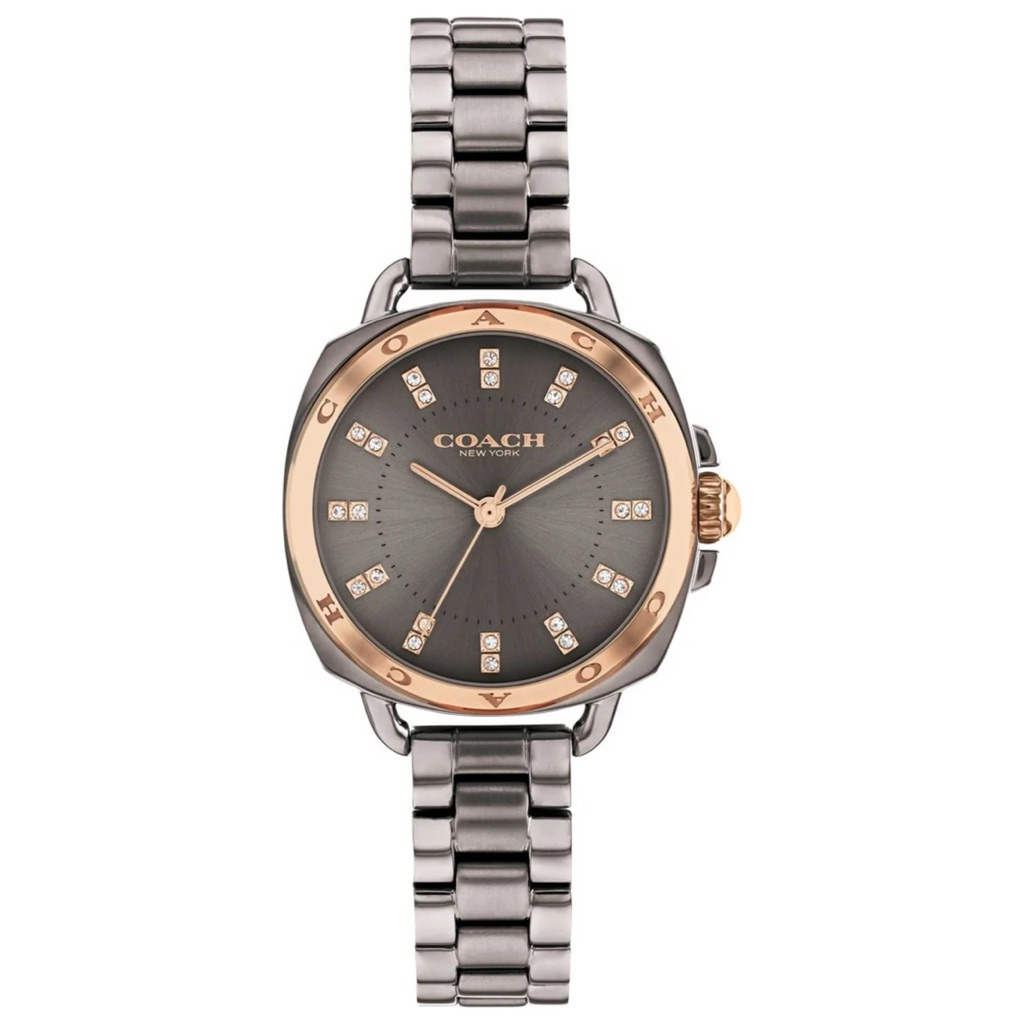 Coach Greyson 14504155 Ladies Gray Dial Stainless Steel Strap