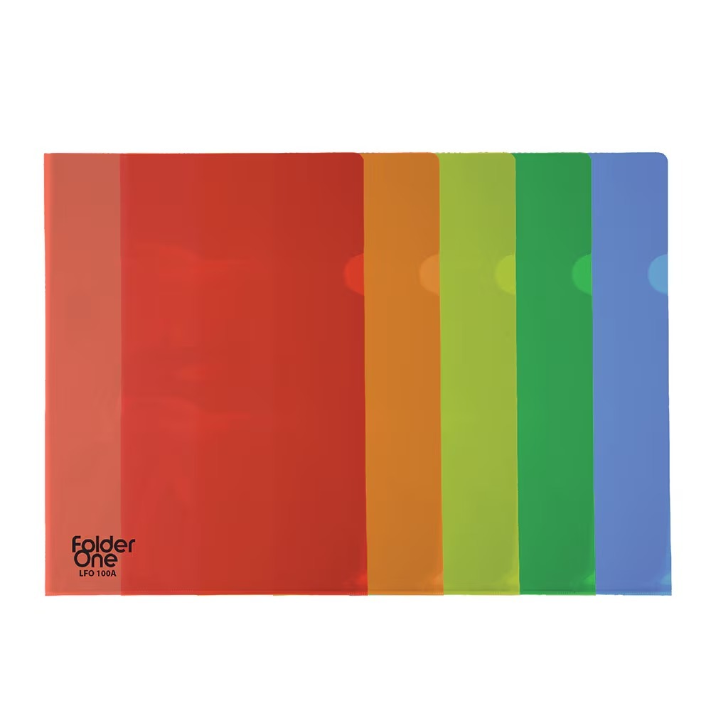 FOLDER ONE - MAP L / MAP FOLDER / CLEAR SLEEVES  LFO-100  TRANSPARAN UKURAN A4 & F4 FLASH SALE 3.3