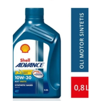 SHELL OLI Advance AX7 Matic 10W-30 0,8ml Minyak Mesin Motor Mobil