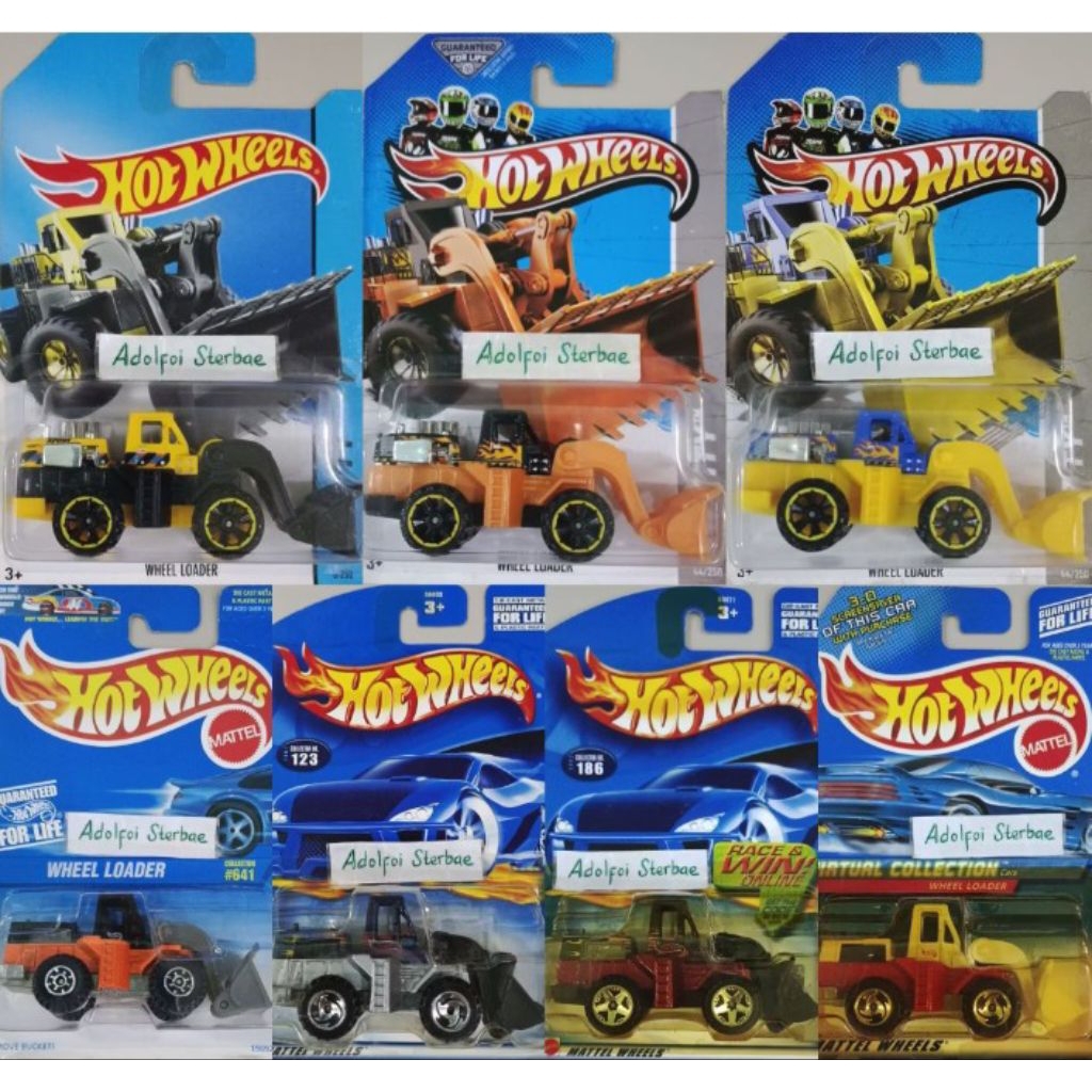hotwheels hot wheels wheel loader hw city virtual collection special feature tracktor alat berat bek