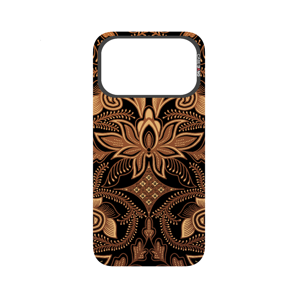 Casebang Removable Phone Case Cover Batik Series - Batik 04 Magnetic Casing Iphone