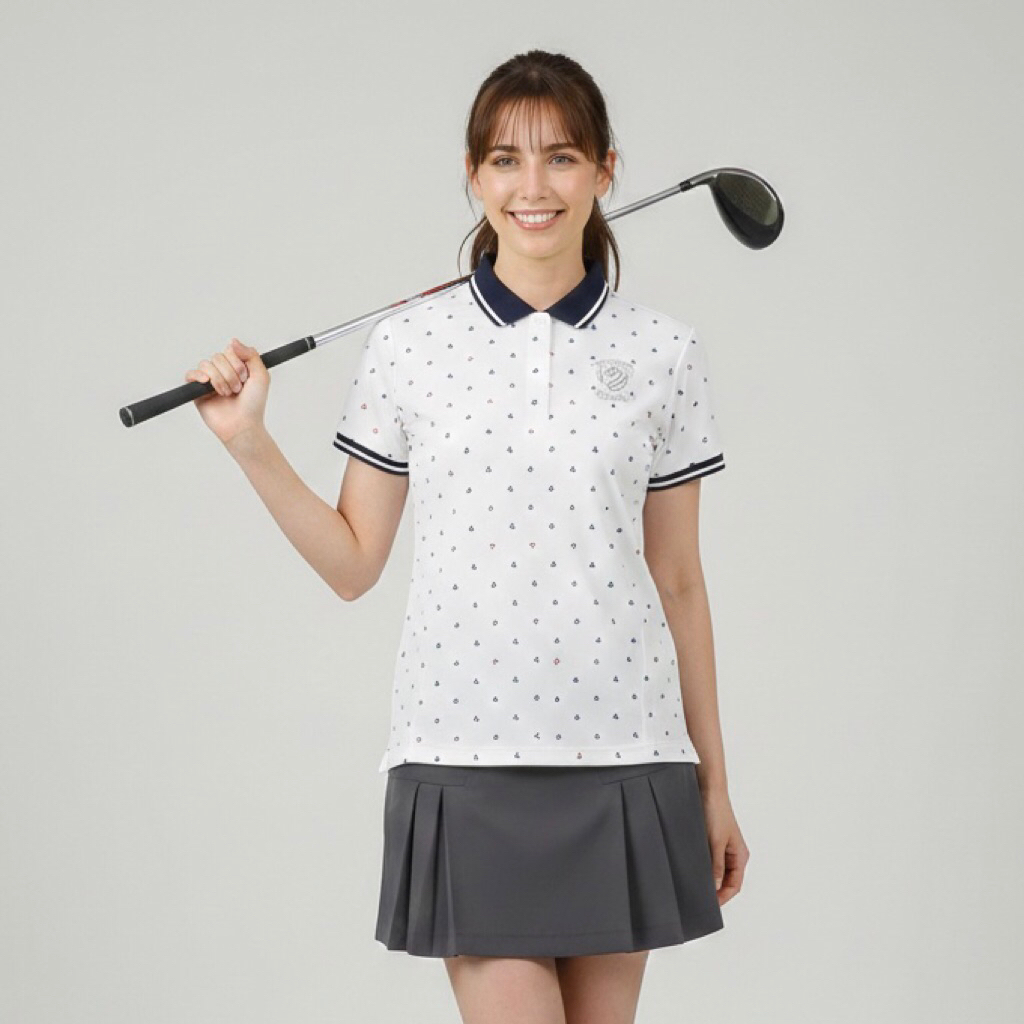 Baju Golf Wanita  ANDRE KIM  90 White  Second Preloved