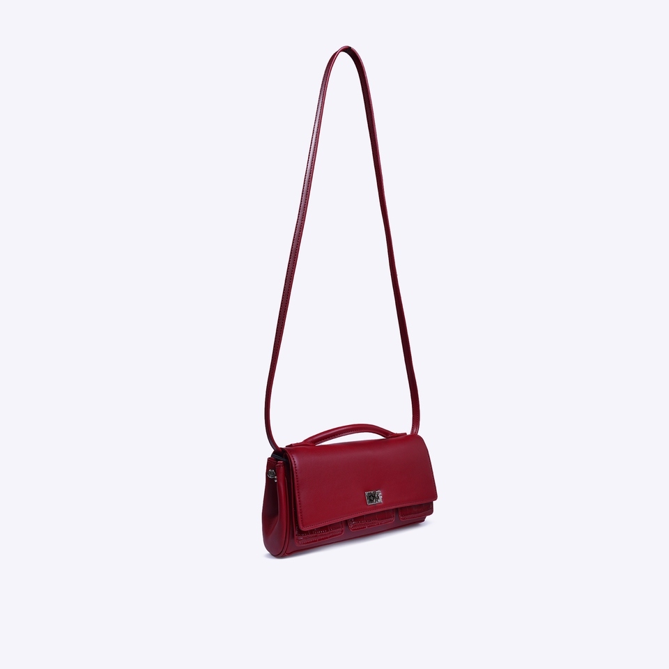 Everbest EVB Ferilsa Shoulder Bag Wanita Black & Maroon
