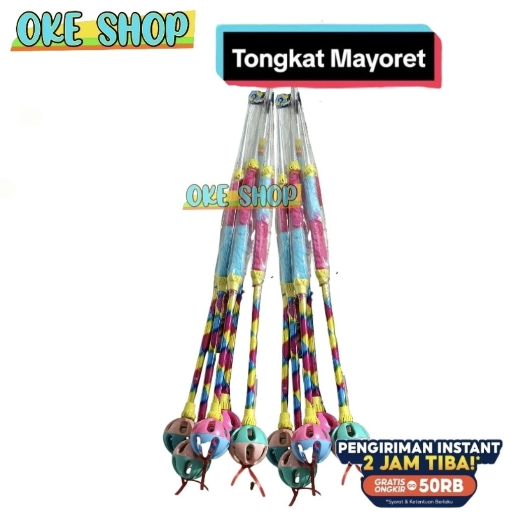 Mainan Tongkat Mayoret Anak (Mainan Edukasi & Ketangkasan)