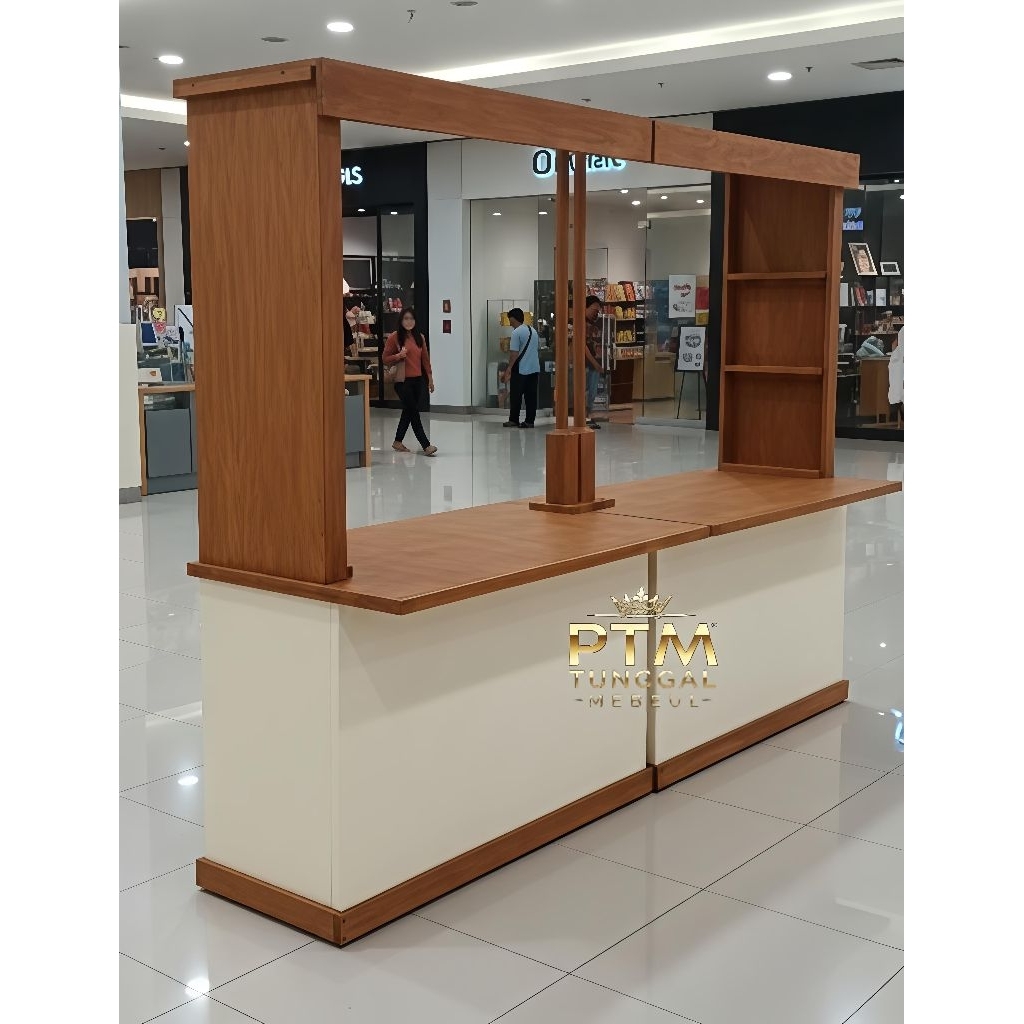 Meja minibar dapur Booth lipat portable Booth angkringan Booth kayu meja dagang jualan minimalis est