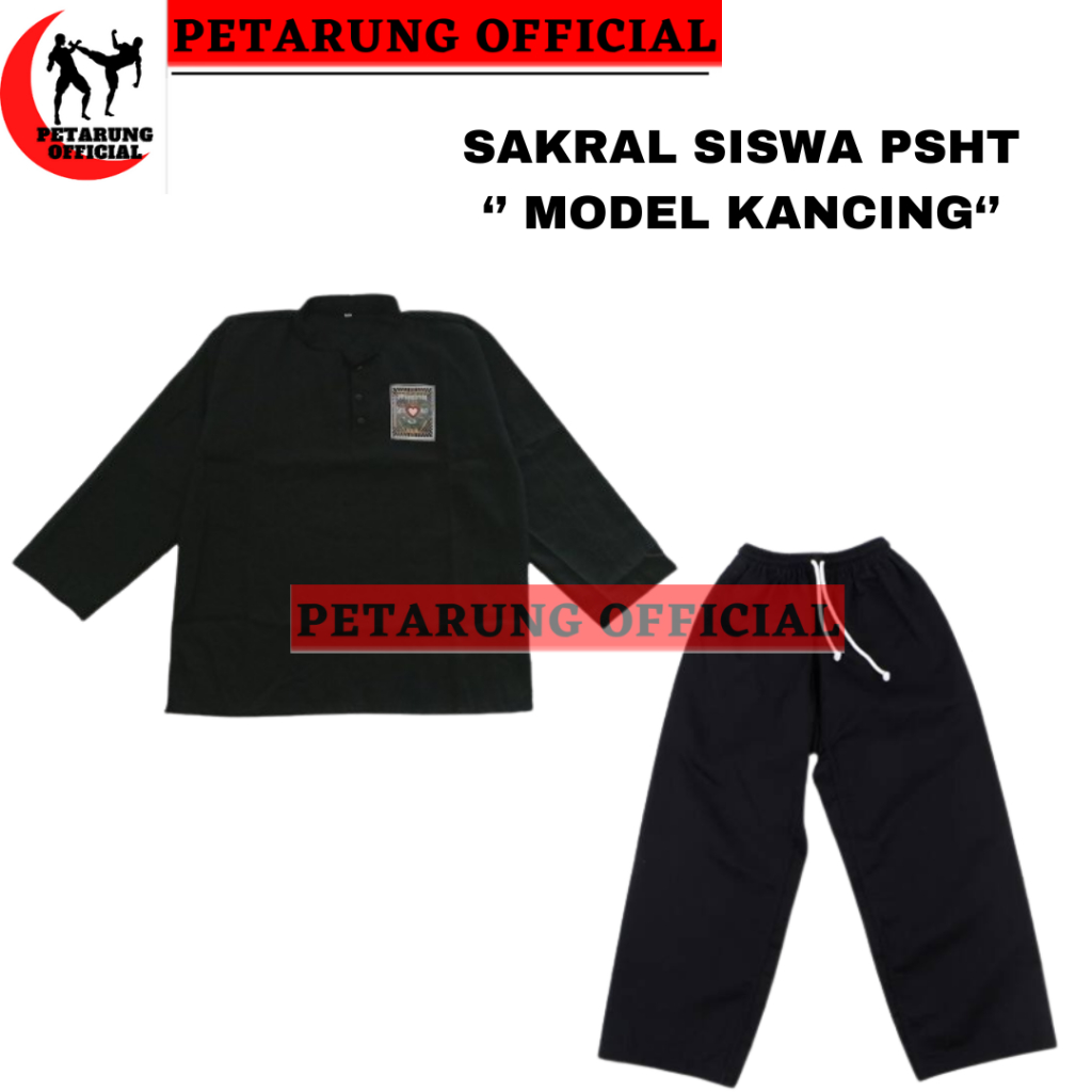 baju silat siswa psht /sakral siswa psht /seragam silat psht