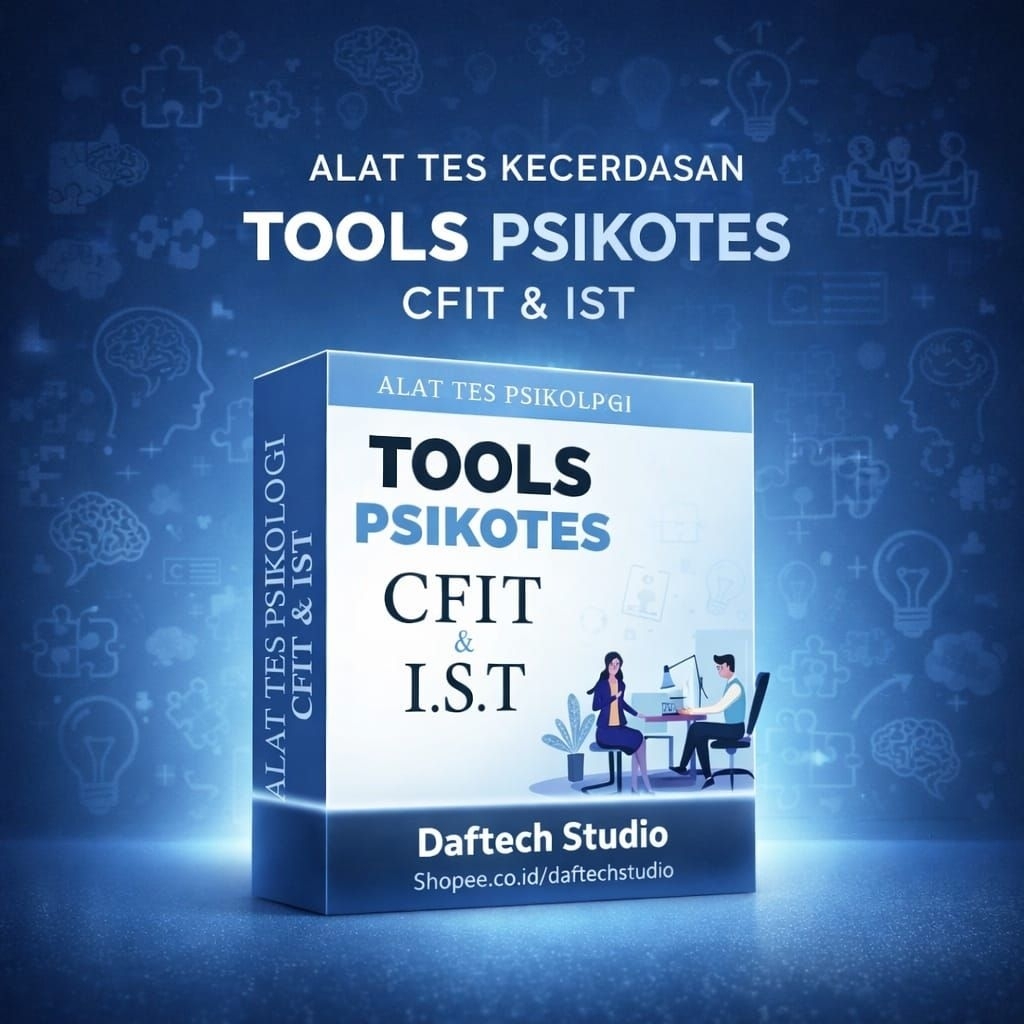 Psikotes Toolkit - Alat Tes Psikologi CFIT & IST - Pengukur Kecerdasan IQ Psikotest Data