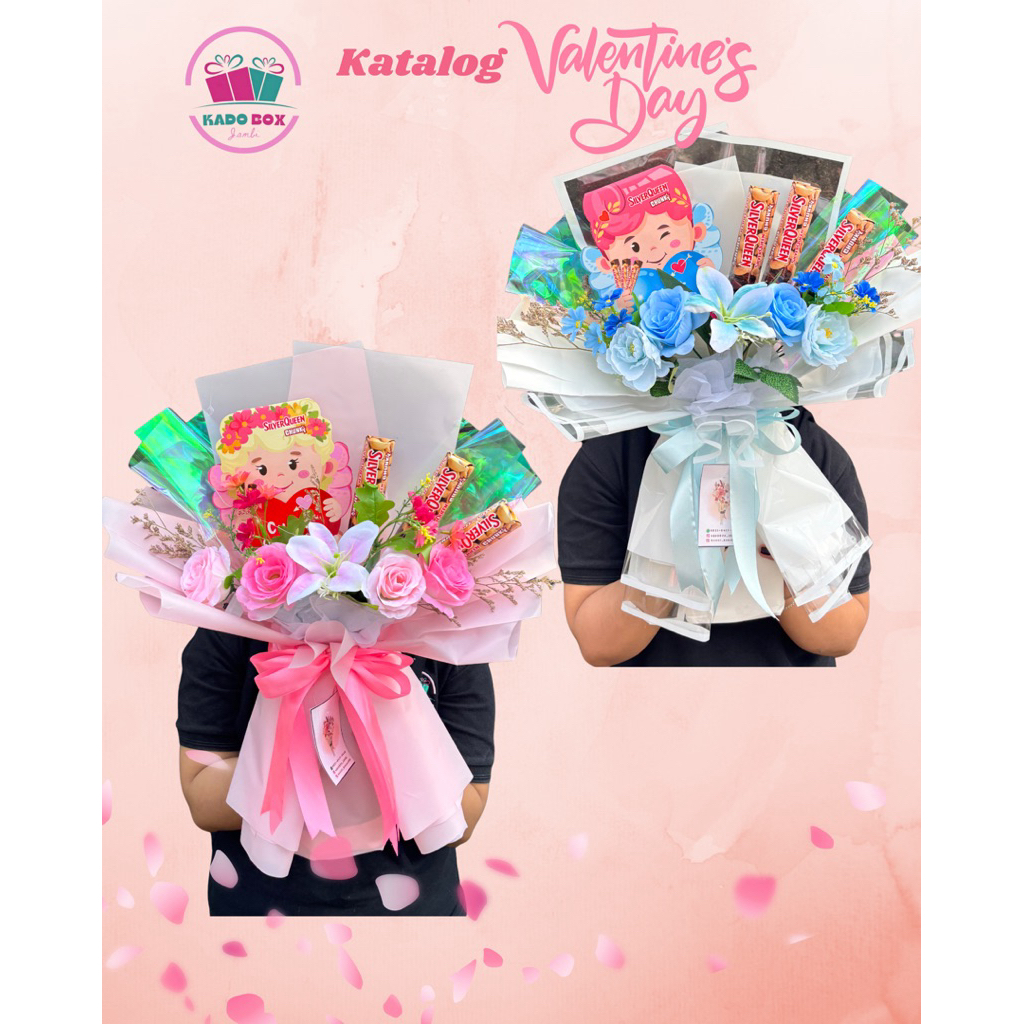 Buket Valentine Buket Coklat Silverqueen