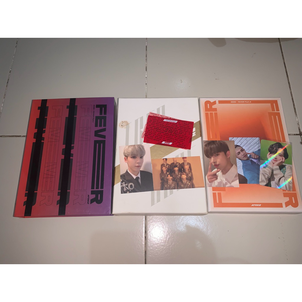 [OFFICIAL; UNSEALED] ALBUM ATEEZ ZERO FEVER PART 1 ; ATEEZ ZERO FEVER PART 3 ; ATEEZ TREASURE ALL TO