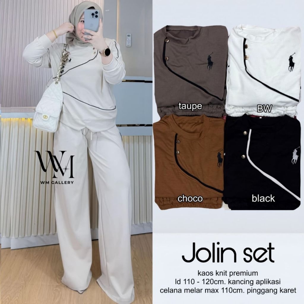 JOKIN SET//SET WANITA KEKINIAN BESTSELLER//OOTD//NEW//TERBARU//SET KNIT//WM//KEKINIAN //OOTD SET//