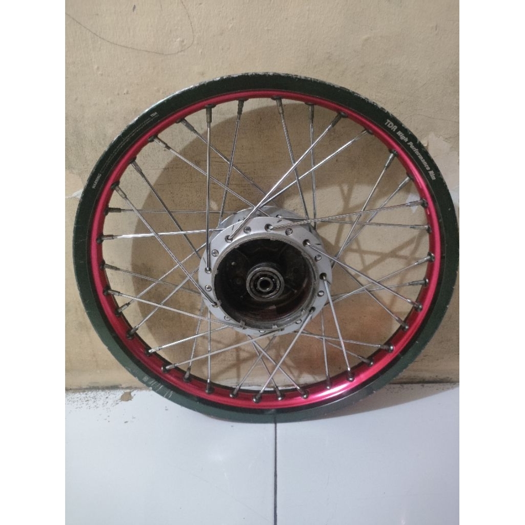 velk velg belakang jari-jari TDR ring 17 Supra x lama tromol ORI