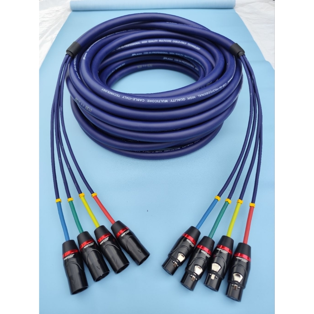 SPL Audio CSB-04 BLUE KABEL SNAKE LENGKAP JACK CANON