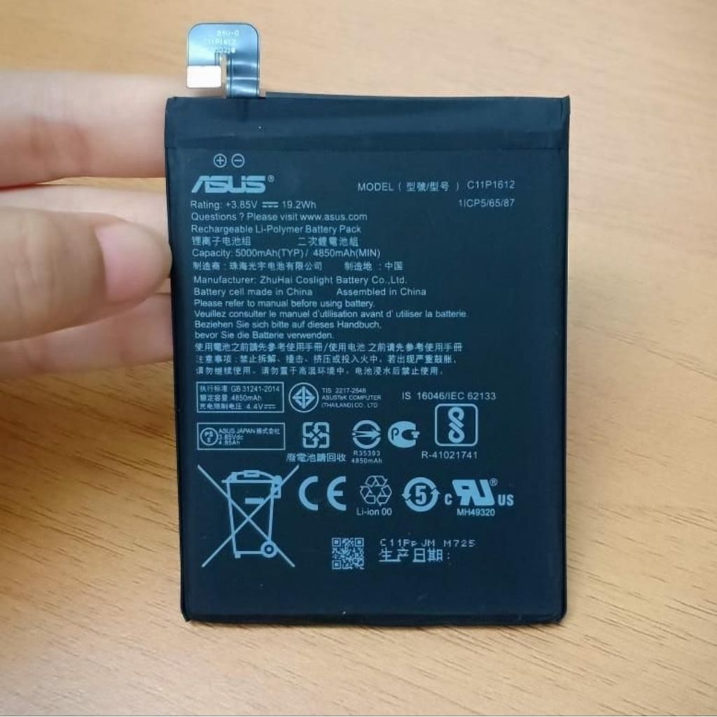 Batre Baterai HP ASUS Zenfone 4 Max X00ID X00IS X00HDA Model Battery Batrei C11P1612