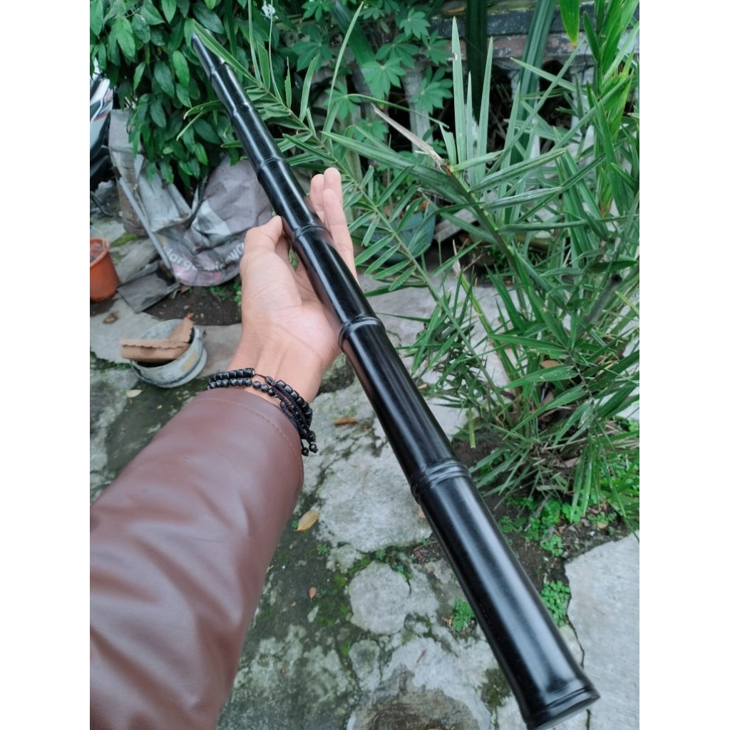 Toya kayu galih kelor Hitam super model bambu