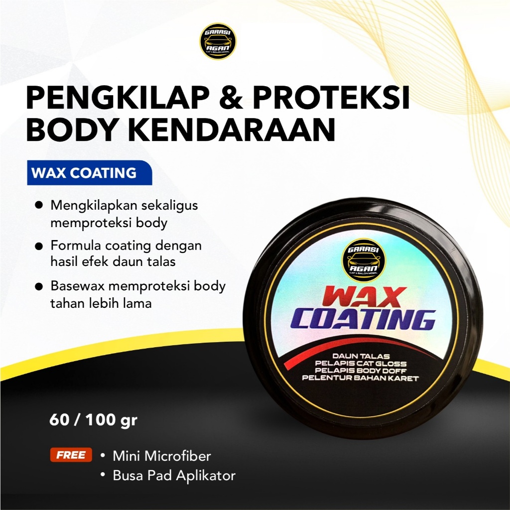 WAX COATING BUNDLING WITH SCRATCH REMOVER WAX POLISH PENGKILAP MOBIL MOTOR WAX MOBIL MOTOR