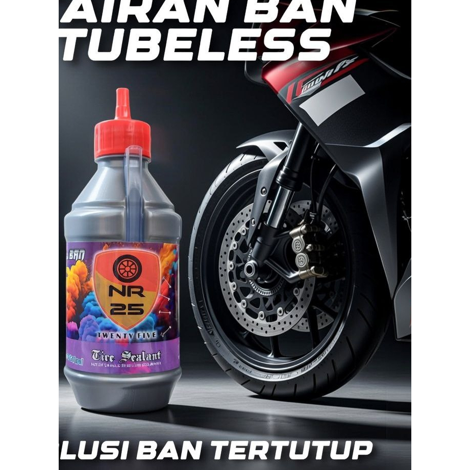 Cairan Ban Tubles NR 25 350ml / CAIRAN BAN TUBELESS NR 25