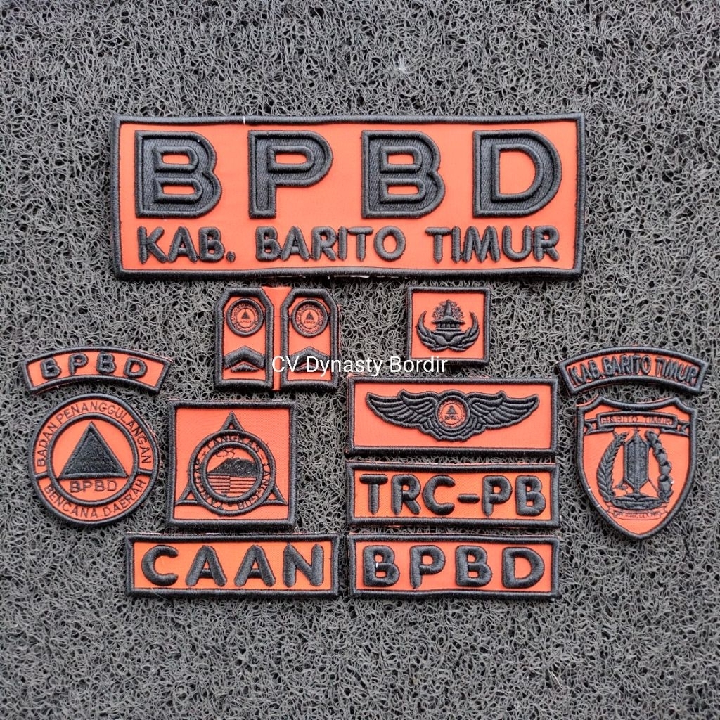 ATRIBUT BPBD BORDIR TIMBUL