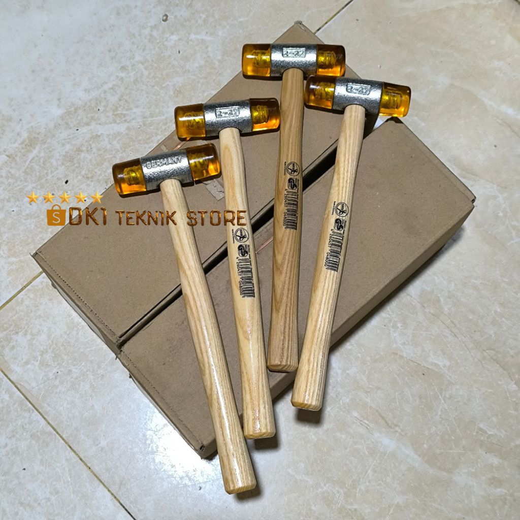 Palu Plastik 27 Mm Hunter Germany Palu Pelastik Gagang Kayu