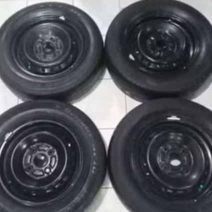 serep velg kaleng ring 14 pcd 100 + ban 165/65