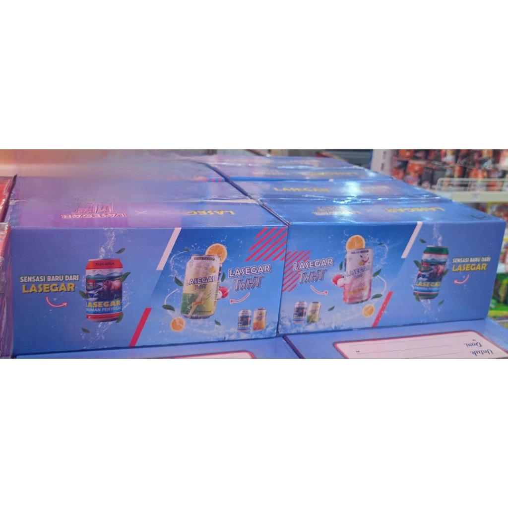 hampers air kaleng lasegar 1box isi 12pcs
