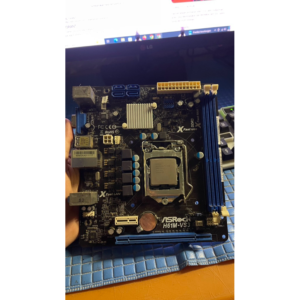 mobo h61m + i3-3220 Asrock Minus sata
