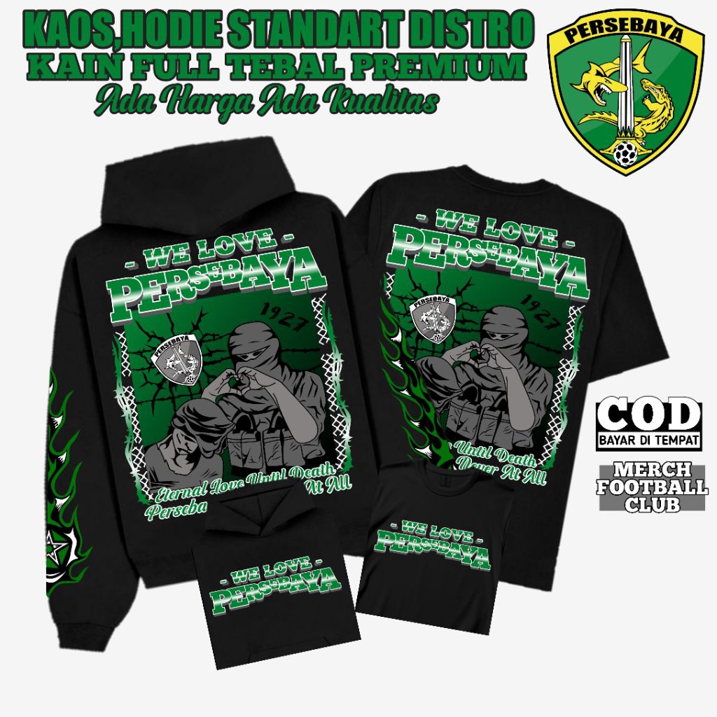 Kaos & Hodie Persebaya Surabaya Cowok Cewek