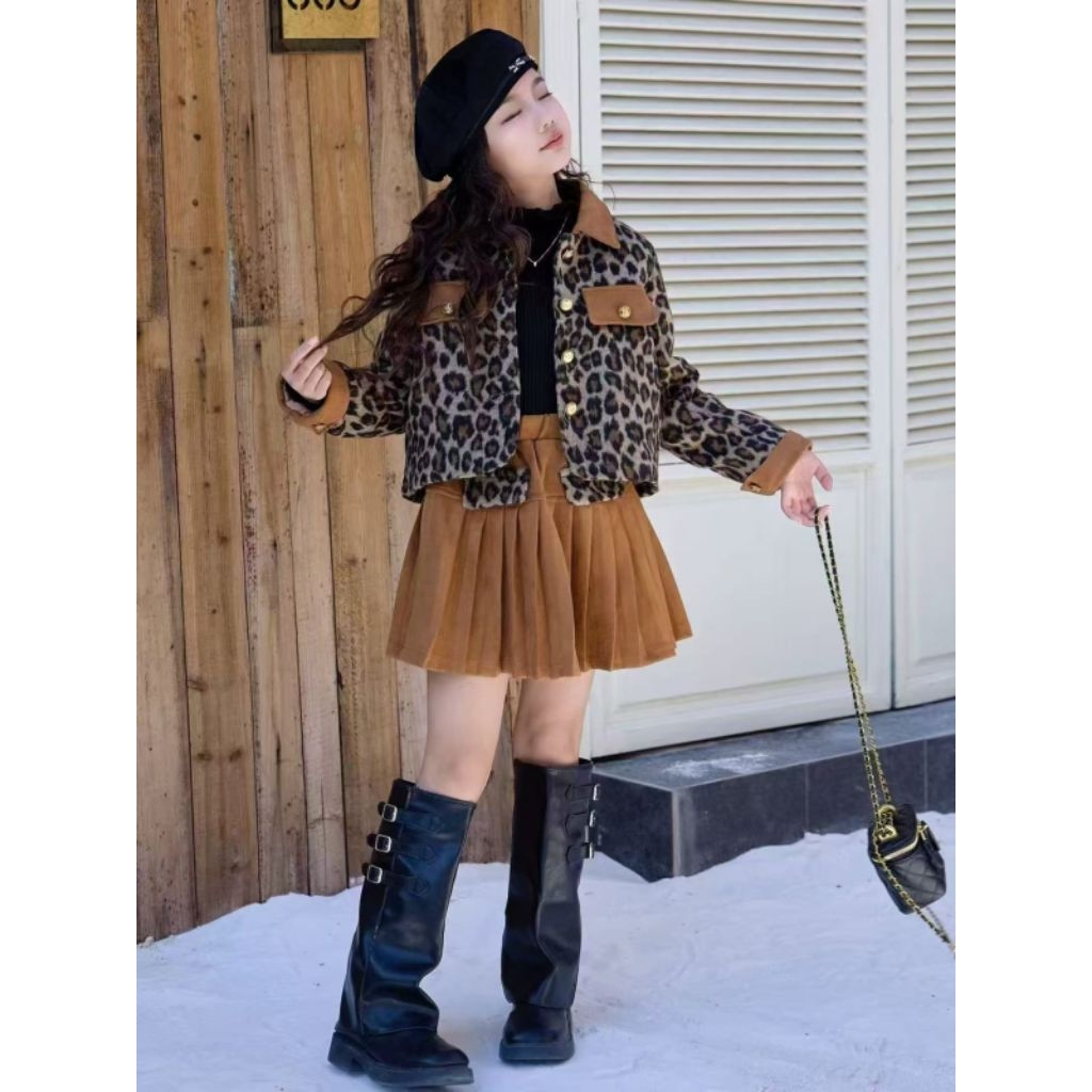 SetRok Leopard Velvet Premium Import