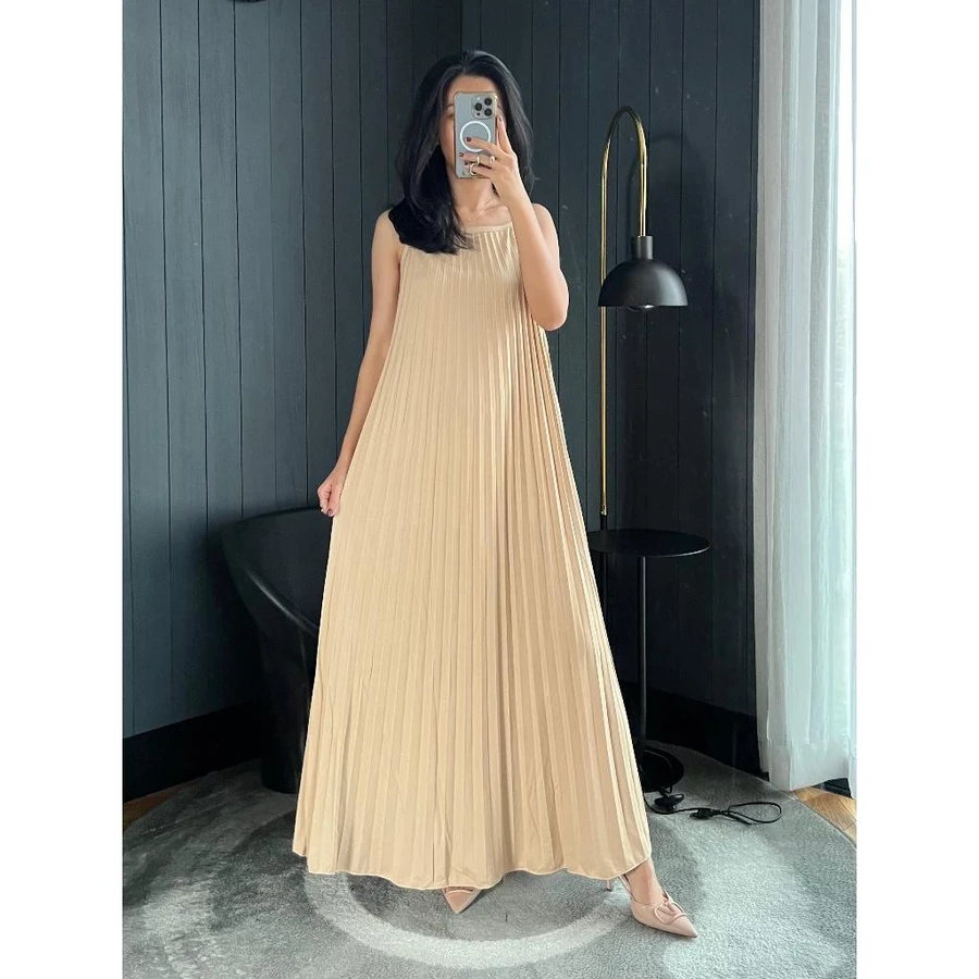 Dress Plisket Mayung / Dress Plisket Maxi / Dress Plisket Muslim