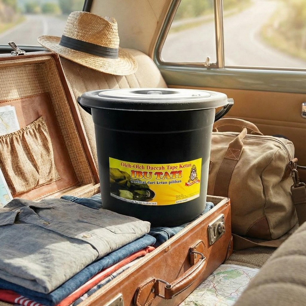 Tape Ketan Ember Ibu Hj.Tati Isi 100 Pcs Khas Kuningan/Cirebon