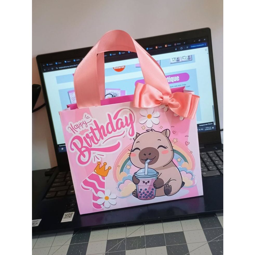 paper bag custom / paper bag ultah/paper bag ulang tahun